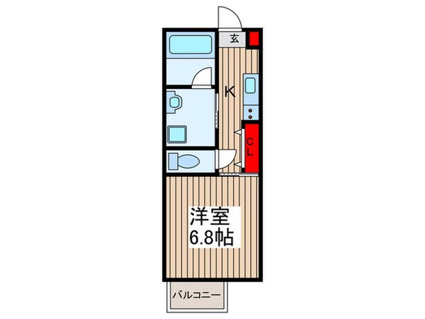 仮）キャメル川口末広二丁目Ｂ棟の物件間取画像